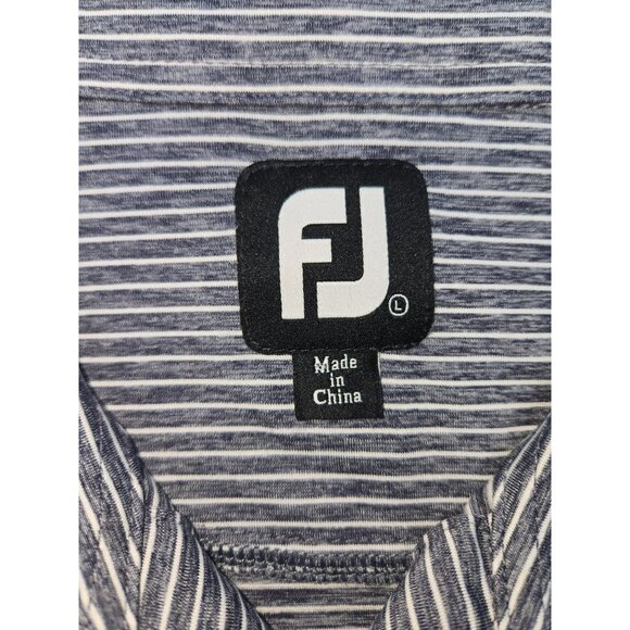 FOOTJOY FJ Men's Seawash Striped Lisle Polo Golf Large - Picture 5 of 8